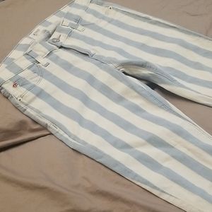 Hudson Krista Stretch Stripe Skinny 26
